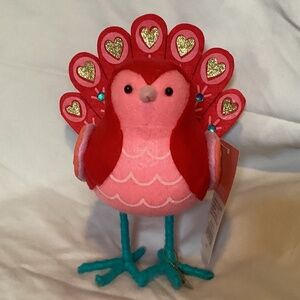 Valentine’s bird peacock